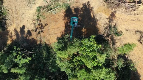 Deforestation Stock Footage 121188642