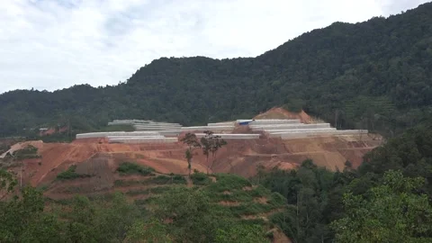 Deforestation, Malaysia Stock Footage 140553285