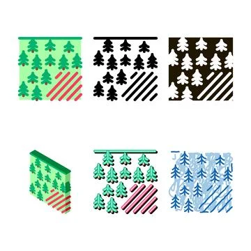 Deforestation problem icon clean vector outline Stock Illustration