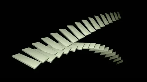 Deform square box math geometry array,conveyor belt &amp; stairs,computer tech web Vídeos de archivo 11020189
