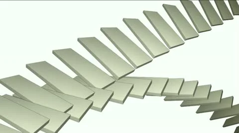 Deform square box math geometry array,conveyor belt &amp; stairs,computer tech web Stock Footage 11020942