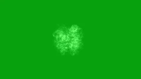 Deformation Of Gasses on green screen backdrop Stock Footage 246364166