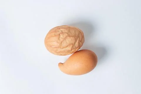 Deformed chicken eggs Stock Photos