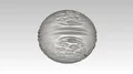 Deforming fractal sphere seamless looping animation HD Footage