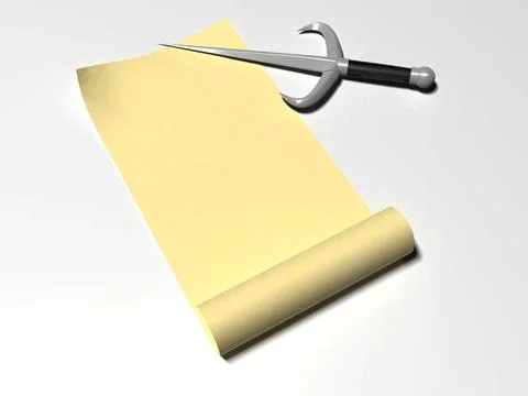 Degger and letter. 3d degger and letter. 3d Copyright: xZoonar.com/Serhiix... Stock Photos