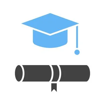 Degree Icon Image. Stock Illustration