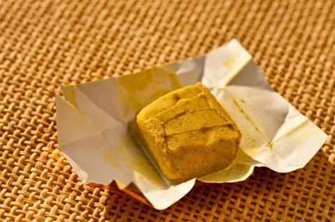 Dehydrated bouillon stock cube Stock Photos