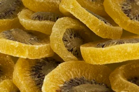Dehydrated kiwis Stock Photos