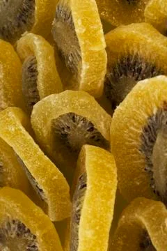Dehydrated kiwis Stock Photos