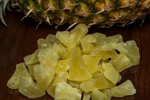 Dehydrated pineapple Stock Photos