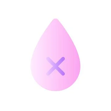 Dehydration flat gradient two-color ui icon イラスト素材