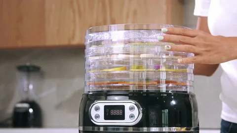 Dehydrator and fruit Video stock 221427429