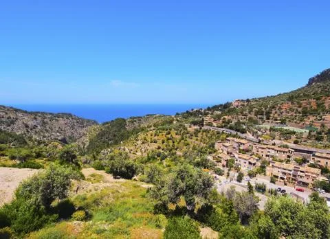 Deia on majorca Stock Photos