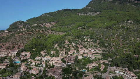 Deià, a small coastal village in the Serra de Tramuntana, Mallorca_8 Stock Footage 254166330