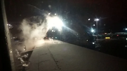 Deicing wing Stock Footage 95228689