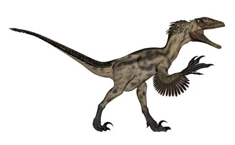 Deinocheirus dinosaur - 3D render Stock Illustration