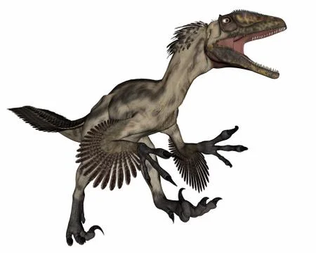Deinocheirus dinosaur - 3D render Stock Illustration