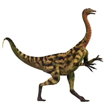 Deinocheirus over White Illustrazione stock