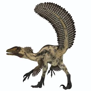Deinonychus dinosaur Stock Illustration
