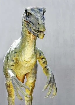 Deinonychus dinosaur Stock Photos