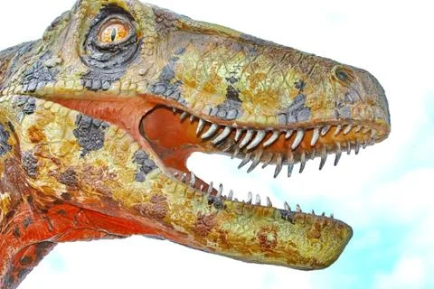 Deinonychus dinosaur Stock Photos