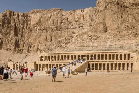 The Deir al-Bahari Complex Stock Photos