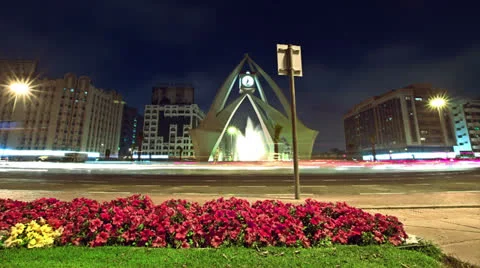 Deira Dubai Clock Tower 動画素材 25273653