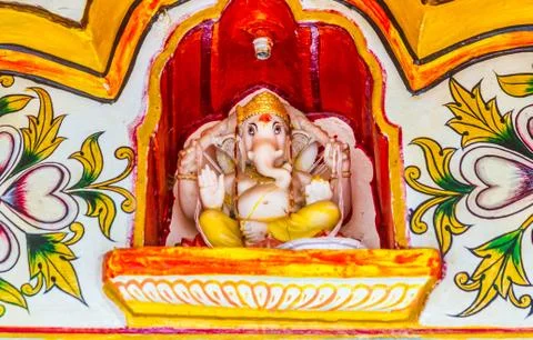 A deity of Ganesha Stock Photos