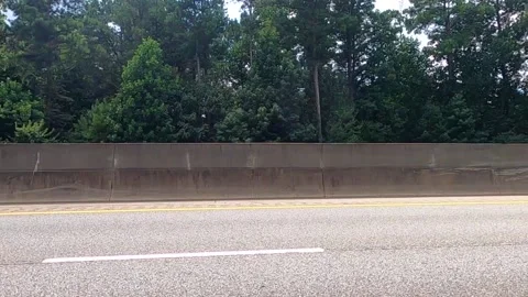 DeKalb County SUV with sirens on pan right slow motion Stock Footage 144226563