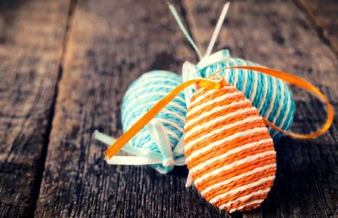 Dekorative eggs Stock Photos