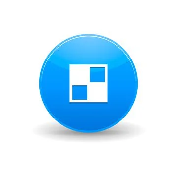 Del icio us icon, simple style Stock Illustration