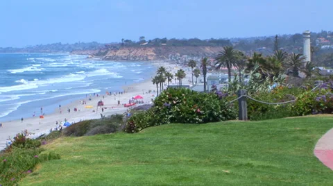 Del Mar Beach Stock Footage 27877039