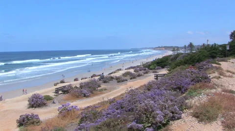 Del Mar Beach Stock Footage 27877233