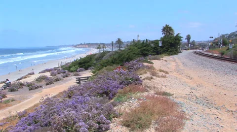 Del Mar Beach Stock Footage 27877353
