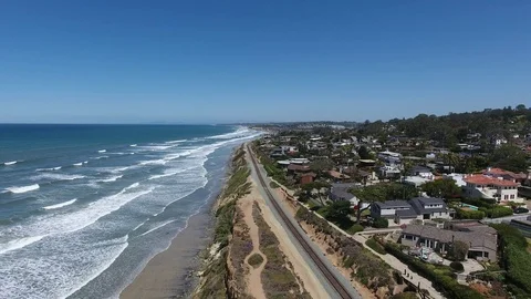 Del Mar Railroad Stock Footage 88642861
