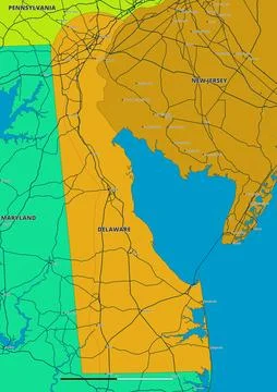 Delaware Stock Illustration