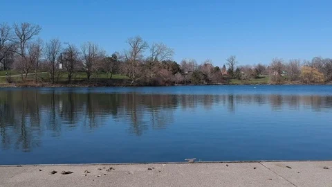 Delaware Park Water Stock Footage 89247099