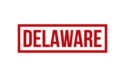 Delaware Rubber Stamp Seal Vector Stock Illustration
