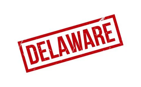Delaware Rubber Stamp Seal Vector Stock Illustration