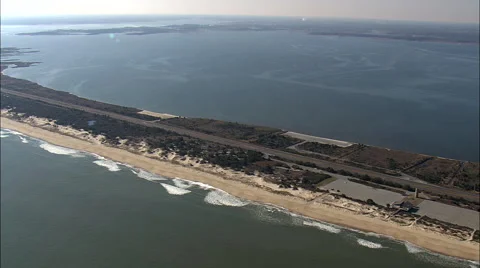 Delaware Seashore State Park Video stock 65427288