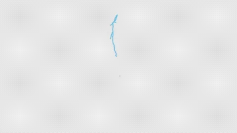 Delaware State Line Map Self Drawing Animated Overlay, Alpha 4K 스톡 동영상 340293098