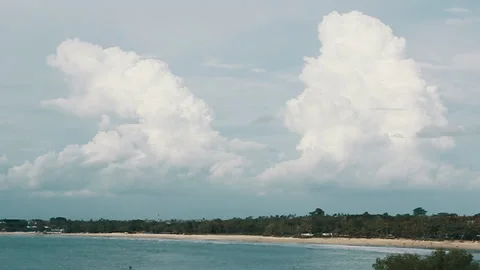 Delay clouds, summer sky, clouds,time lapse Stock Footage 233682861