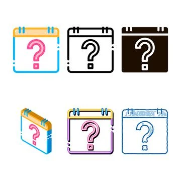 Delay in edition menstruation vector sign thin line icon Illustrazione stock