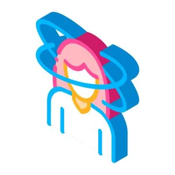 Delay In Menstruation isometric icon vector illustration Stock Illustration