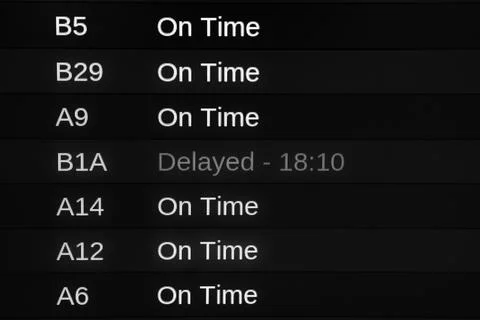 Delay on time Stock Photos