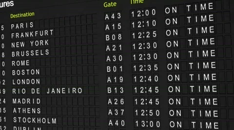 Delayed Flights Stock Footage 527238