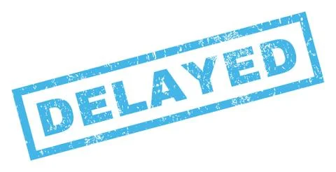 Delayed Rubber Stamp Stock Illustration