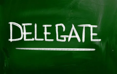 Delegate concept Stock Illustration