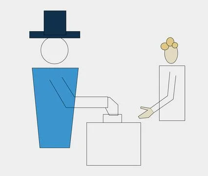 Delegate your business task Stock Illustration