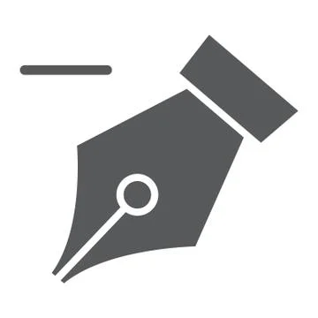 Delete anchor glyph icon, tools and design Stock Illustration